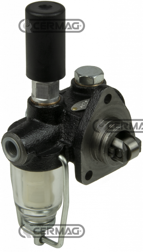 FUEL PUMP WITH HORIZONTAL CONNECTIONS - LONG TAPPETS WITH FILTER