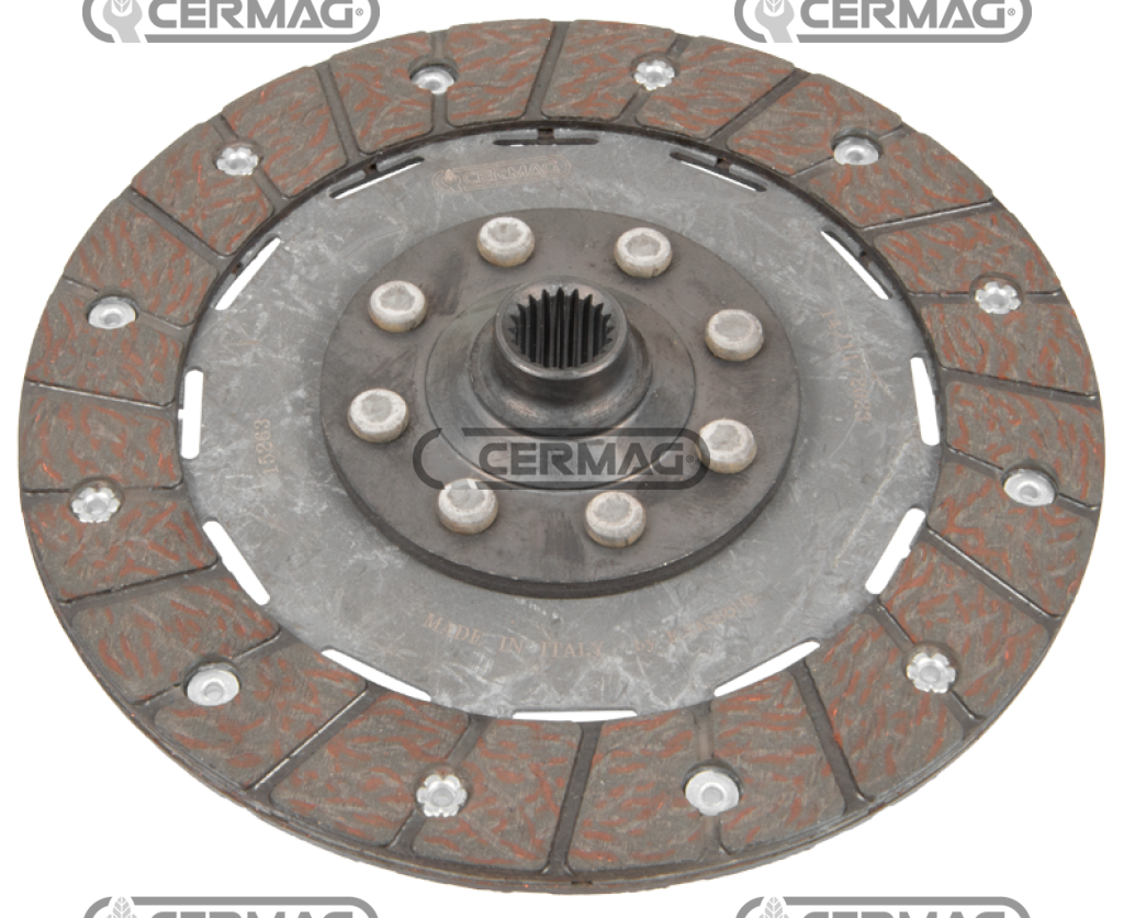 PTO clutch disc rigid