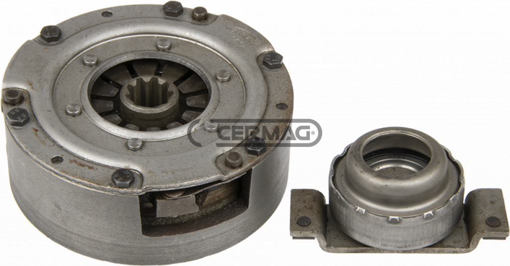 Single-plate clutch with diaphragm springs Ø 90 mm plate