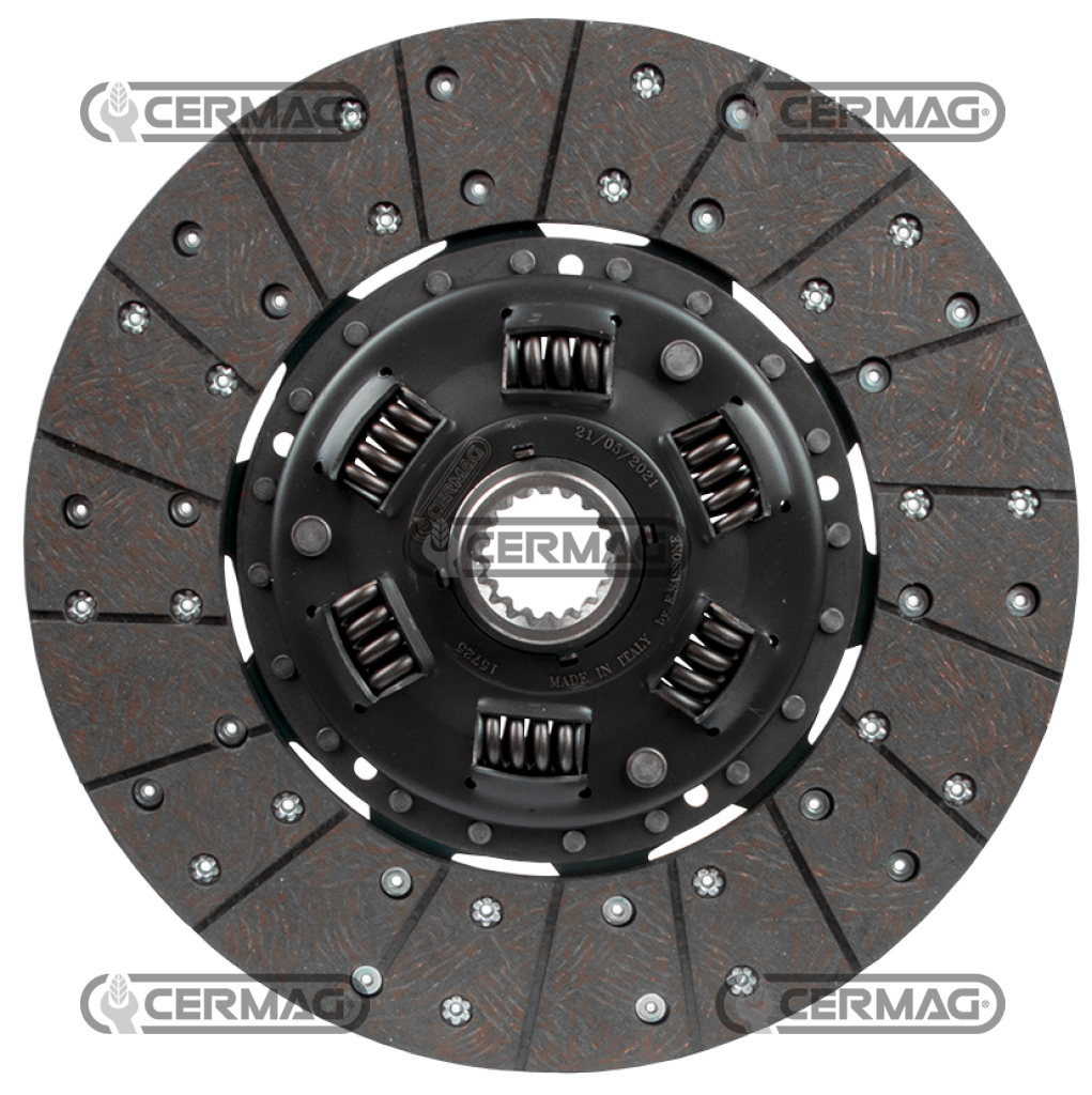 Disque embrayage avec ressorts