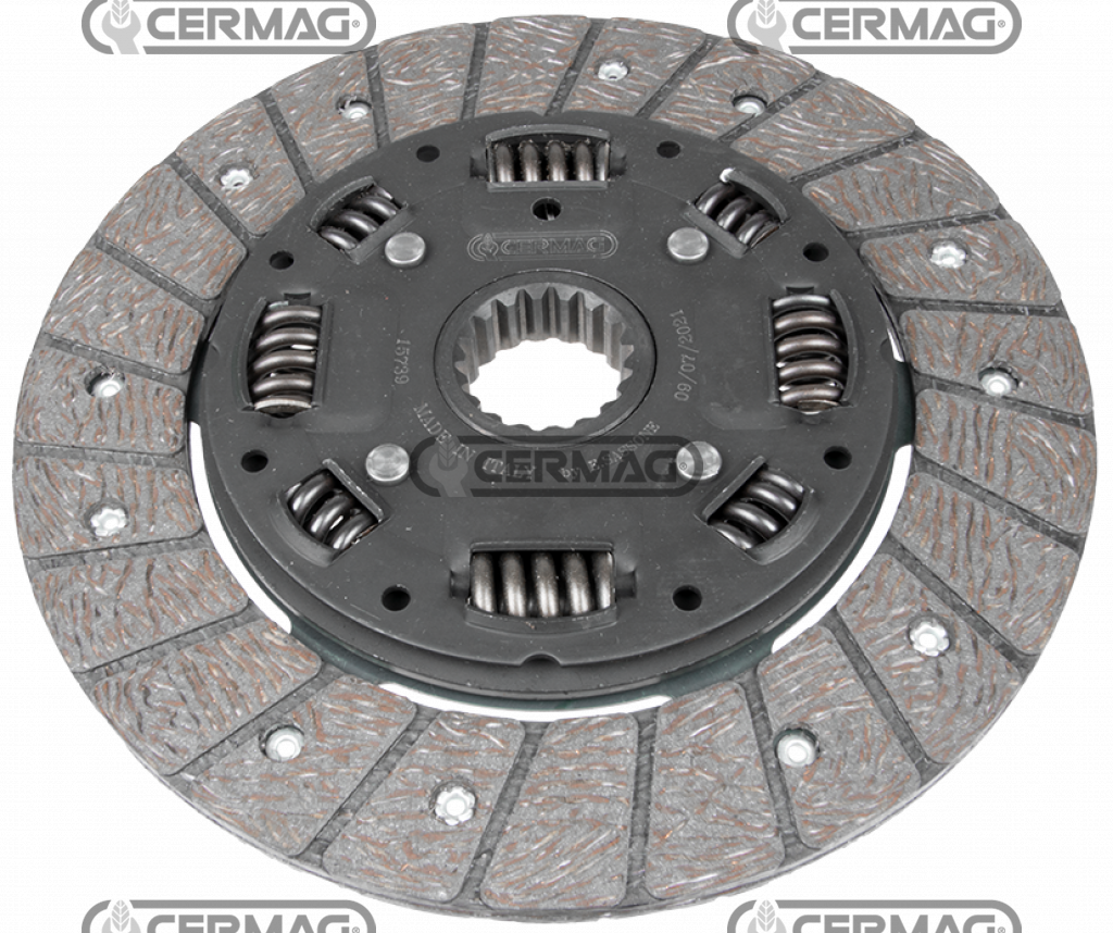 Clutch plate 215x145x3.235x31 - Z.18 With tension springs