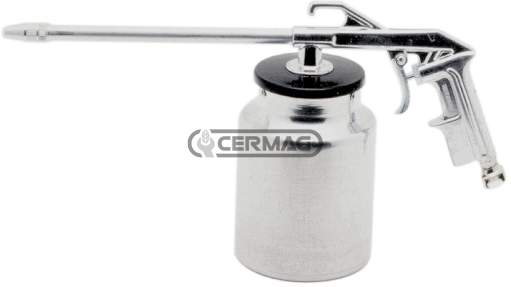 PISTOLET DE LAVAGE POUR MAZOUT AVEC RESERVOIR 1 LT.