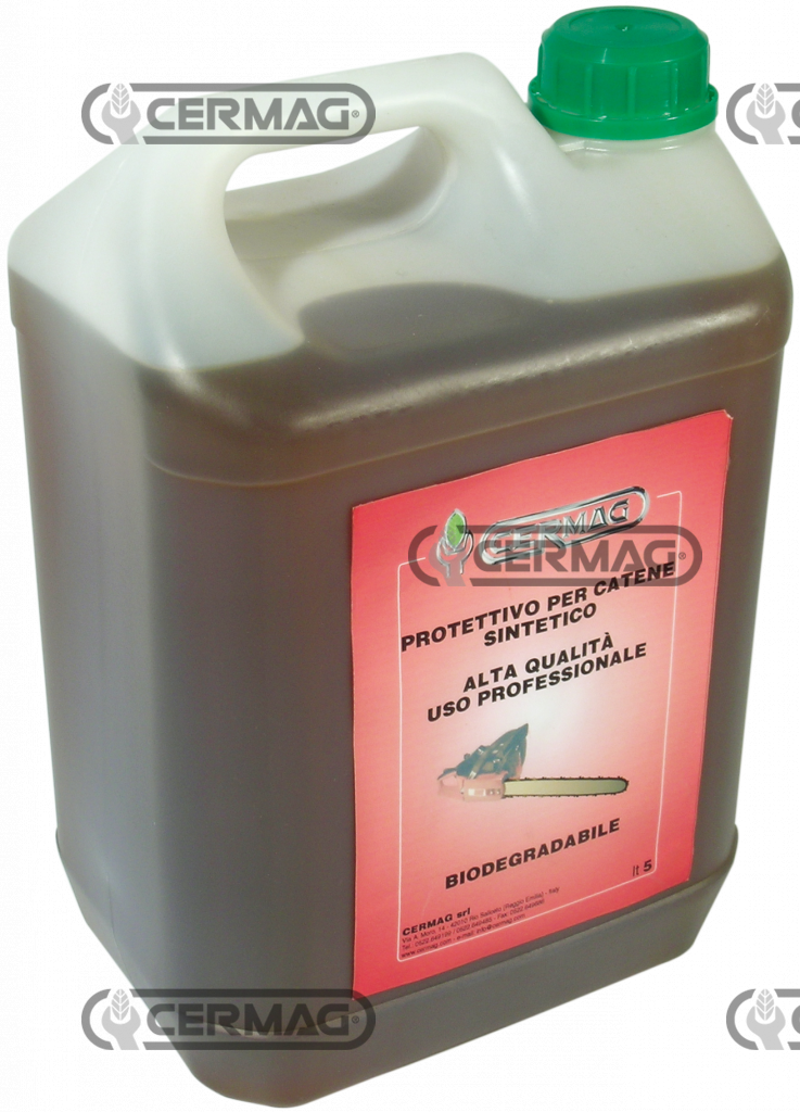 SYNTHETIC PROFESSIONAL PROTECTIVE FLUID FOR MOTOR SAW CHAINS - 5 LT