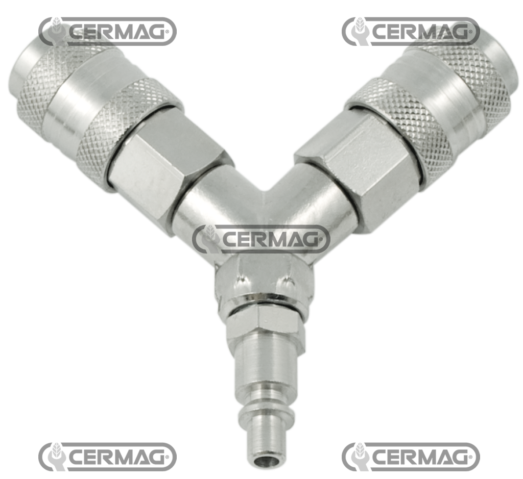 RIPARTITORE A "Y" COMPLETO DI RACCORDI