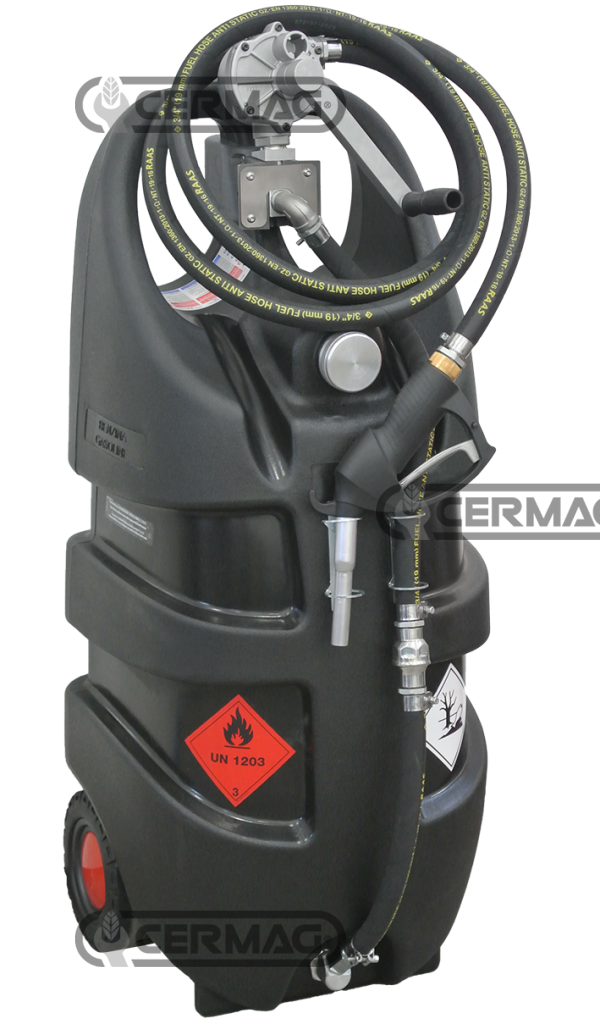 Fahrbarer Behälter für Diesel oder Benzin- Nicht bestätigt