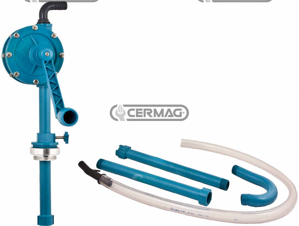 ROTATING FILLING PUMP FOR DRUMS ON PALLET FOR AD-BLUE AND WATER