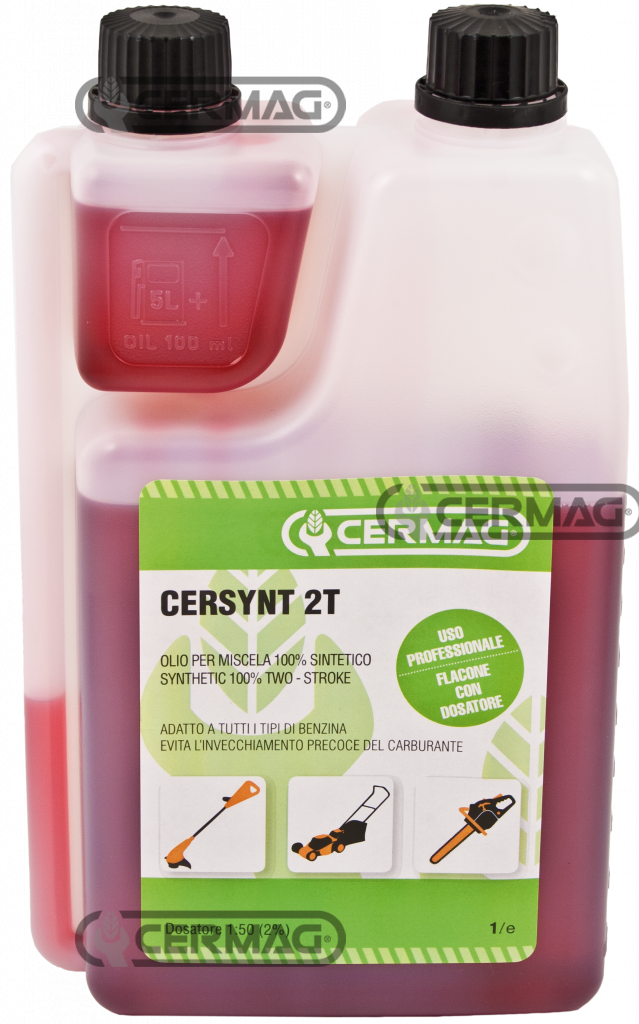 MIXTURE OIL FOR 2-STROKE ENGINES - COMPLETELY SYNTHETIC - 1 LT