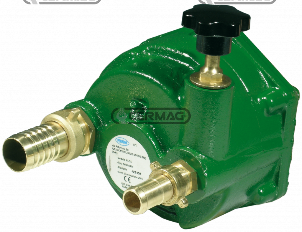 PUMP FOR P.T.O. WITH REGULATION PRESSURE VALVE