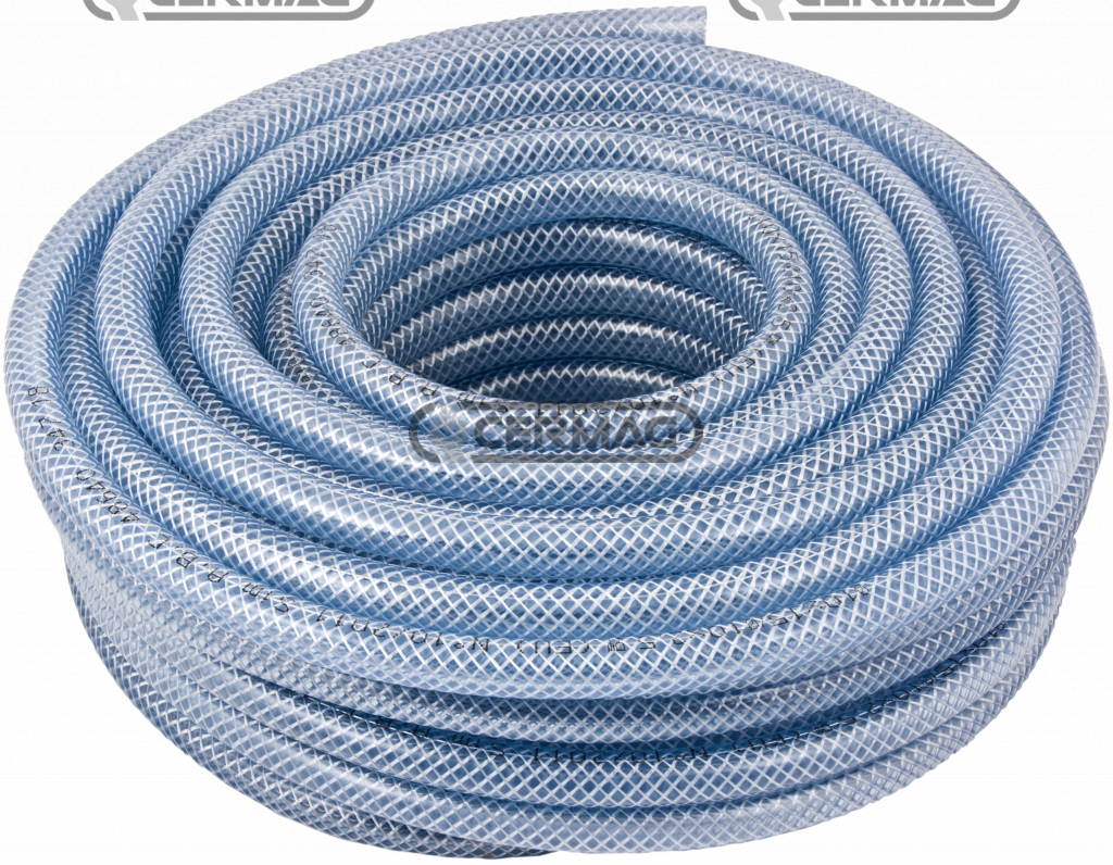 MULTILAYER HOSE REINFORCED WITH WIRED GLASS