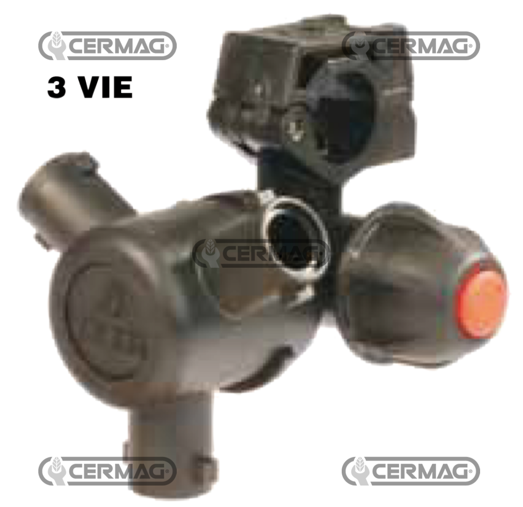 JET DESHERBANTE DE 3 VIAS CON ANTIGOTA D MEMBRANA - TYPE COMPACT-JET