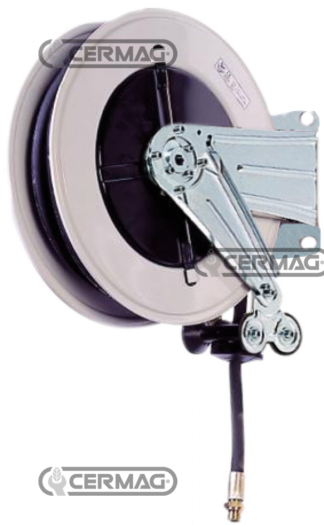 HOSE REEL IN STAINLESS STEEL WITH DRUM IN ABS