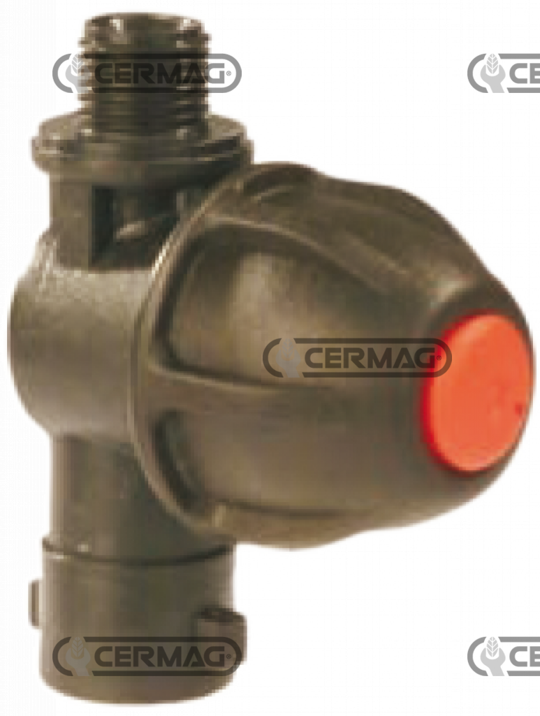 THREADED NOZZLE HOLDER FOR WEEDING WITH DIAPHRAGM CHECK VALVE