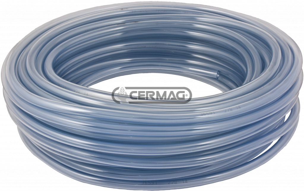 SINGLE-LAYER HOSE IN TRANSPARENT - GLASS PVC