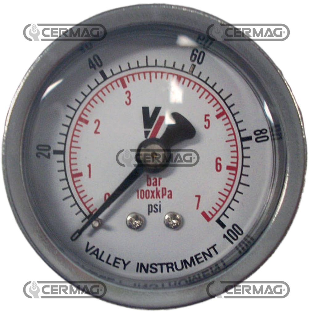 Manometer mit MÄNNLICH Anschluss hinten