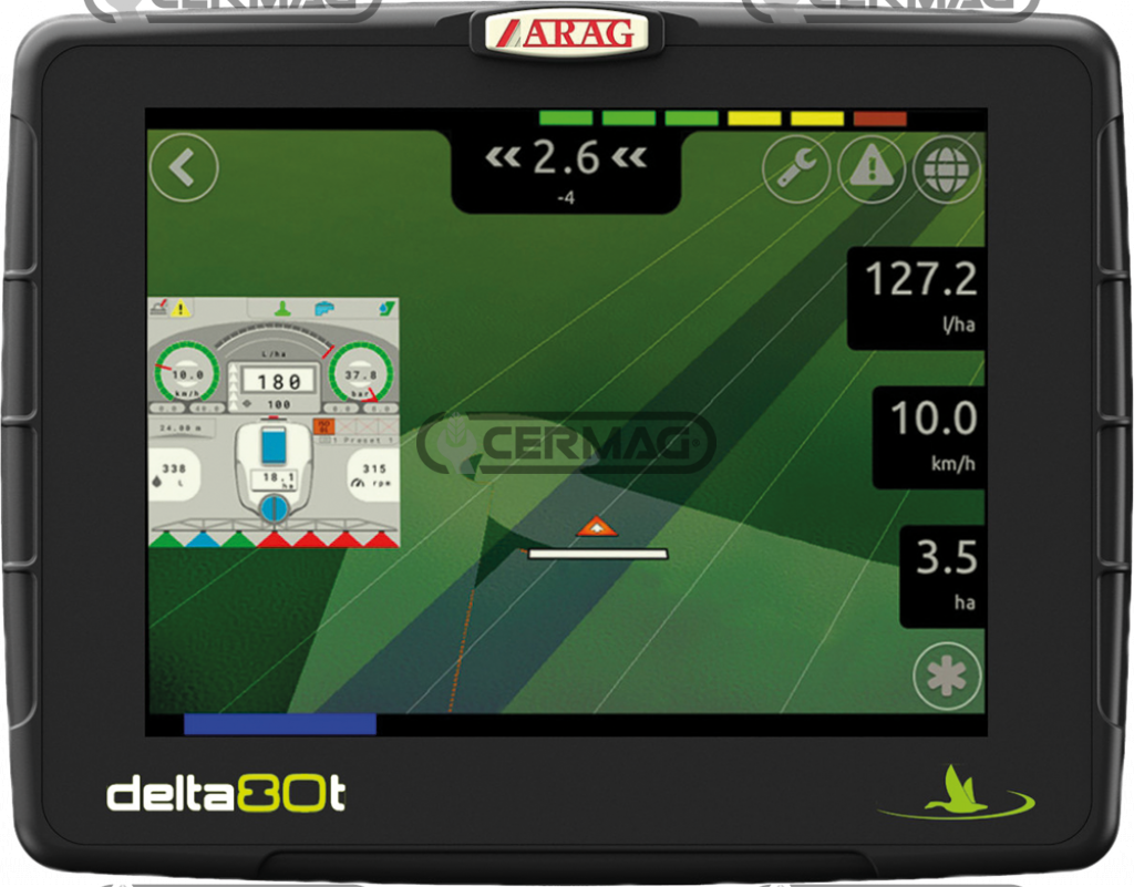 DELTA 80T-Monitor mit Navigator - ISOBUS