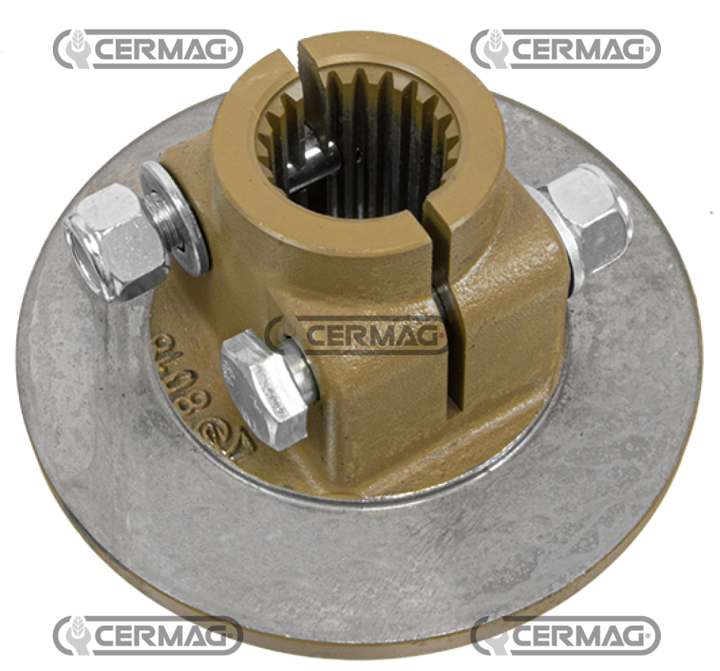 Nabe mit Flansch für 4-Scheiben-Kupplungen