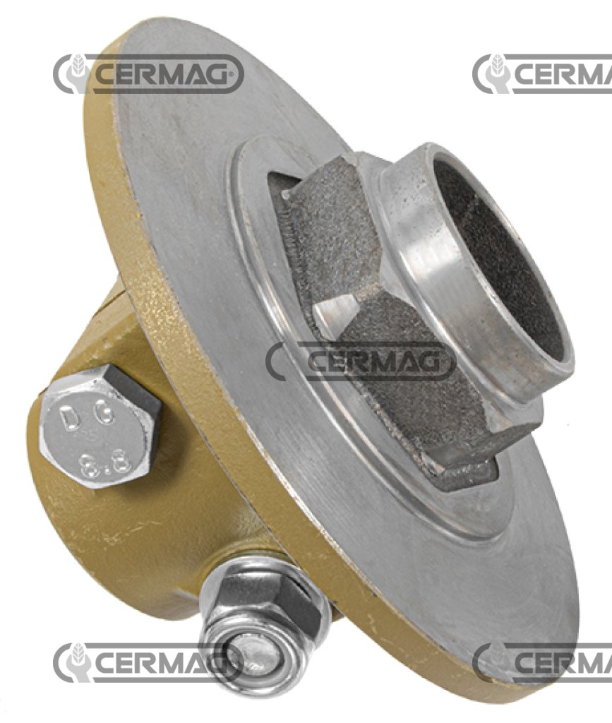 Cubo con brida para embragues de 4 discos