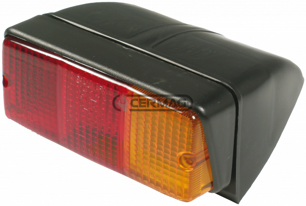 REAR LIGHT (with 22° slanting base) for SAME AND VARIOUS TRACTORS