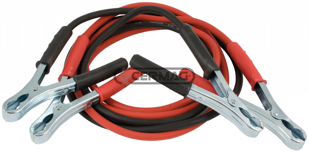 BATTERY CABLES WITH CLIPS