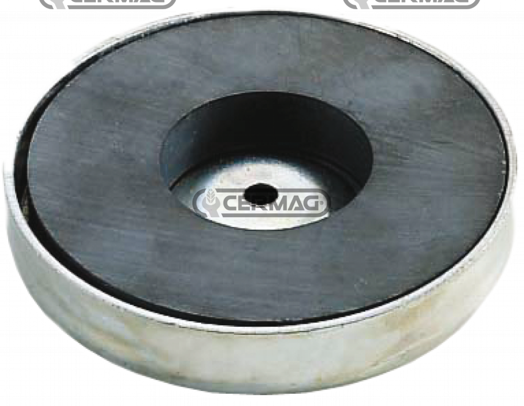 Magnet mit Bodenplatte für Rundum-Warnleuchte