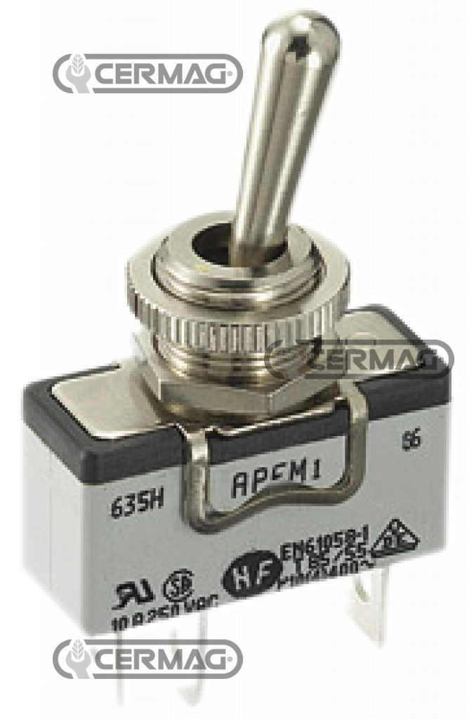 Single switch with 2 Faston connections