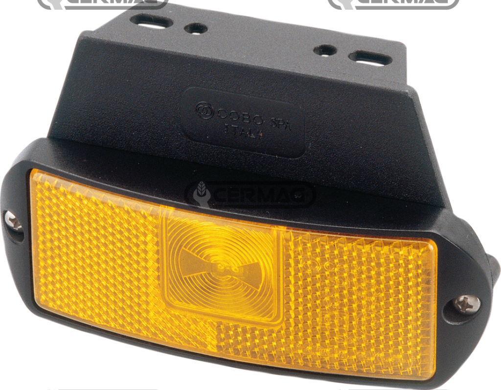 ORANGE SIDE LIGHT WITH LED REFLECTOR - 12 VOLT