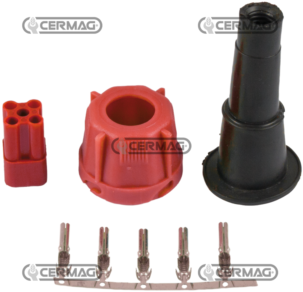 KIT CONNETTORE 5 VIE ROSSO PER ART. 36413