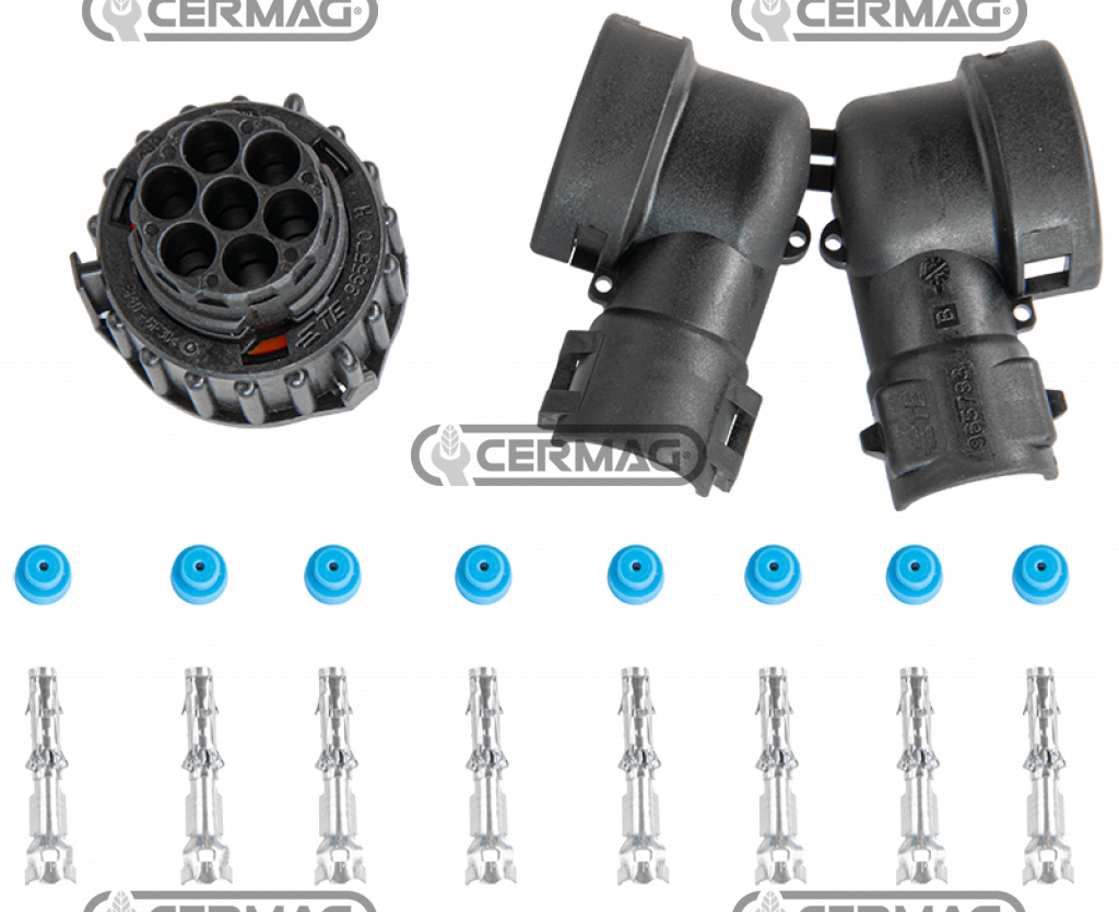 Kit de connexion male pour connecteurs DIN à 7 voies