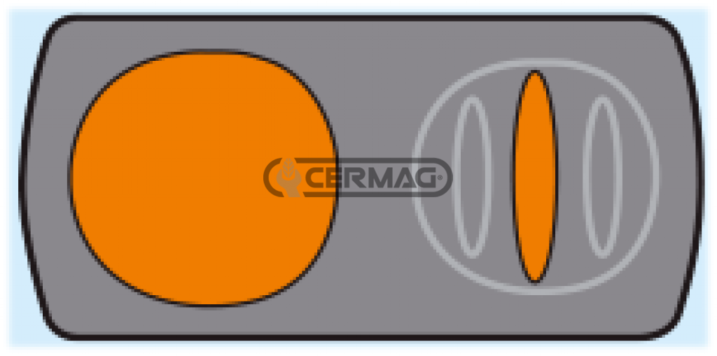 Neutral orange symbol