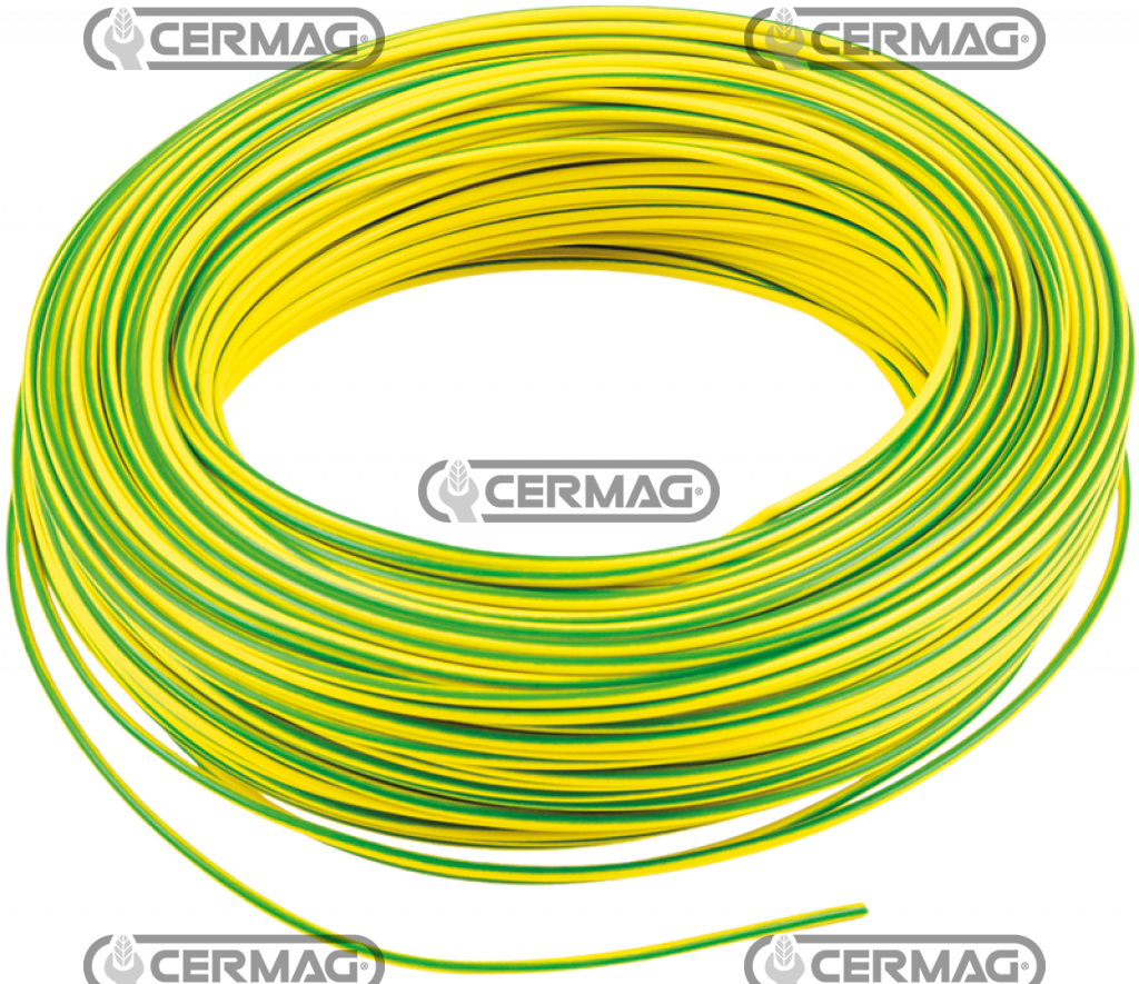 cavo elett.1filo 1mmq(100MT)GIAL/VE