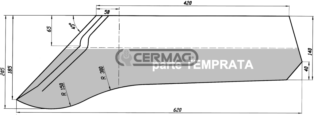Reja adaptable para arados