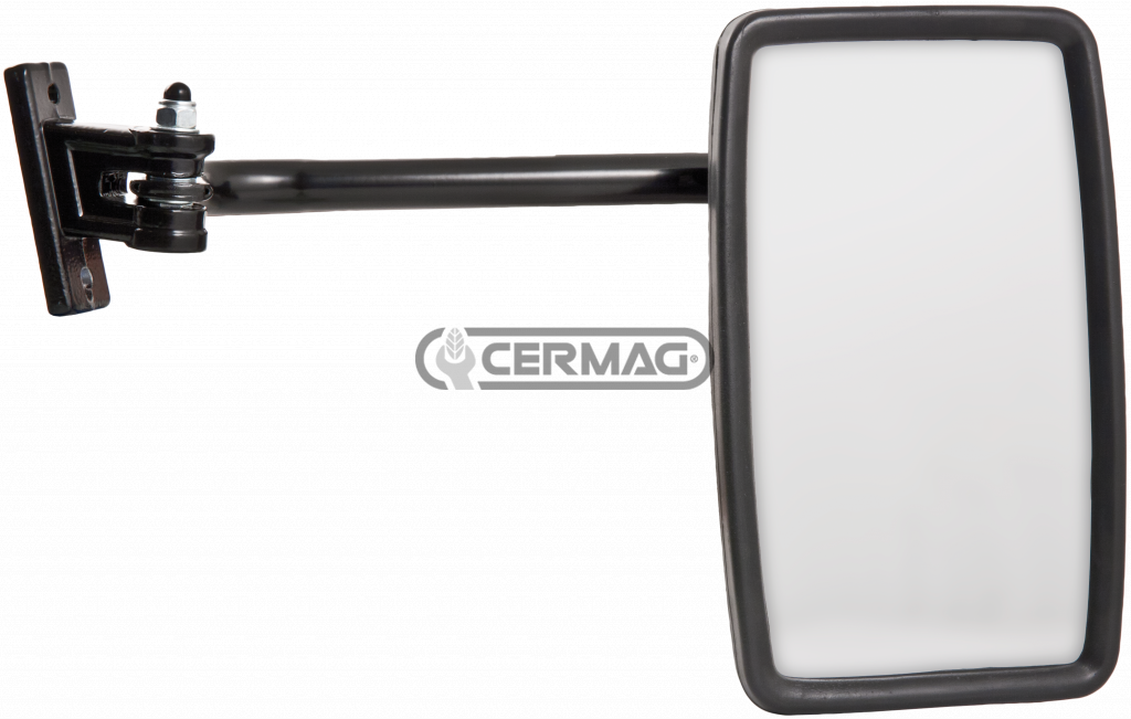 Rh CPL mirror. White glass FOR CABS