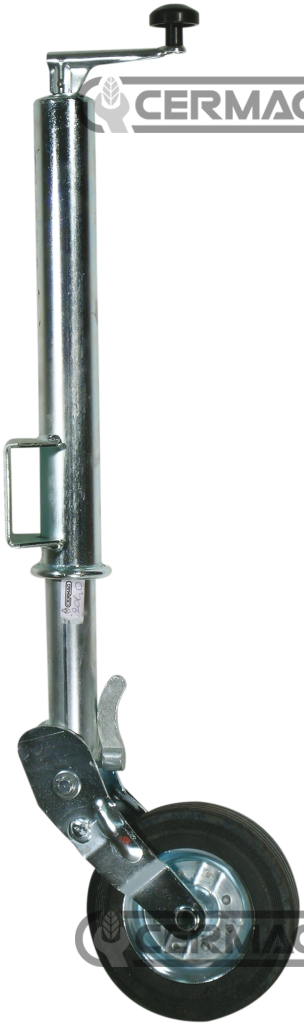 Bequille à roue basculante