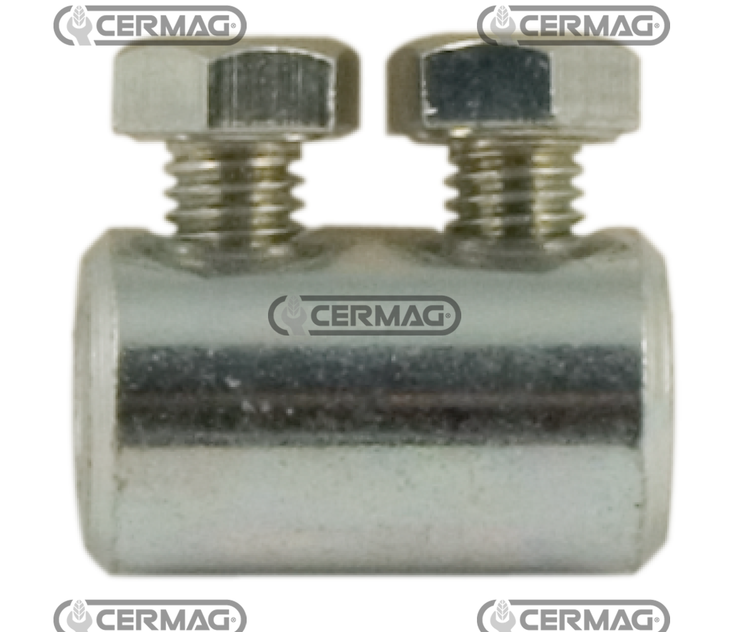 Morsetto con doppia vite laterale