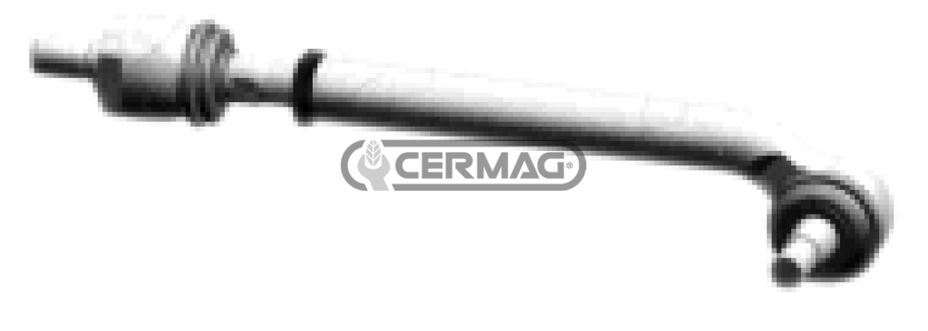 Spurstangenbaugruppe links gebogen