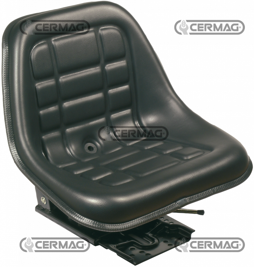 SEAT WITH VERTICAL SUSPENSION AND SLIDE RAILS TYPE BALTIC GT50