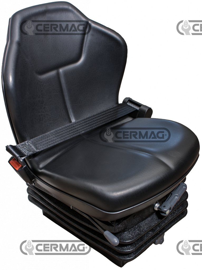 SEAT WITH SUSPENSION AND SLIDE RAILS TYPE PS40
