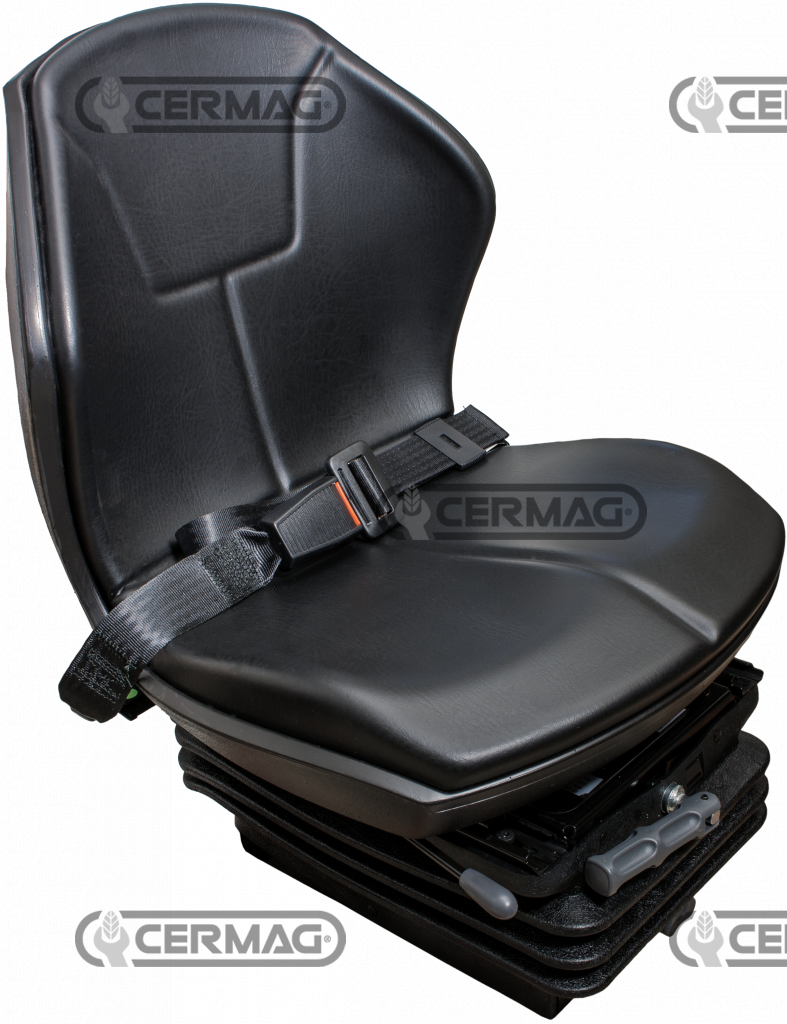 SEAT WITH SUSPENSION AND SLIDE RAILS TYPE PS48