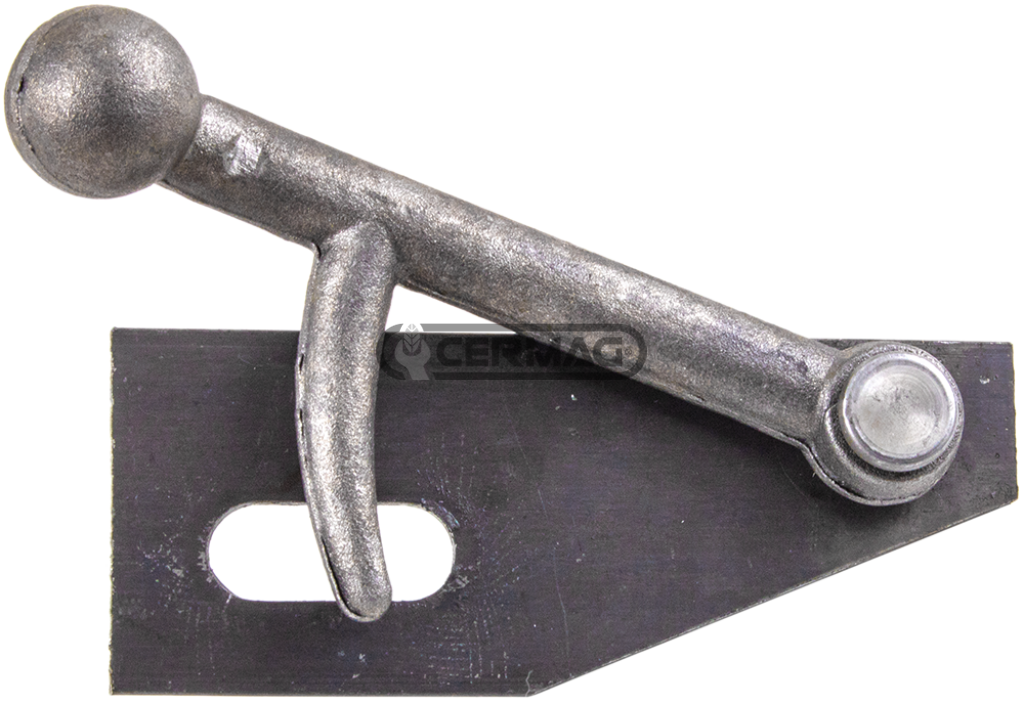 KNOB FASTENER WITH PLATE