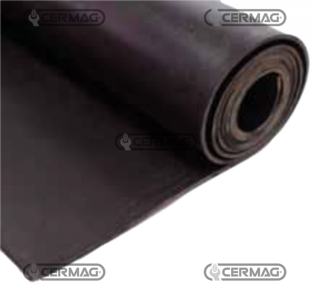 Smooth canvas rubber mat