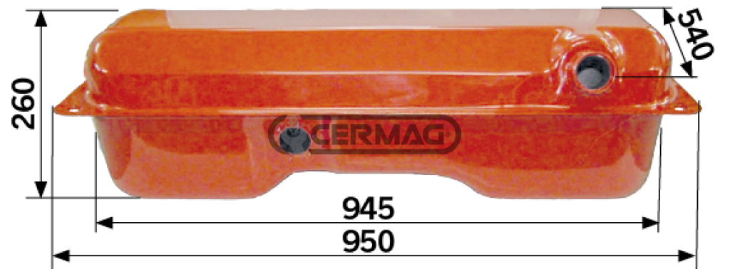 Réservoir de carburant FIAT