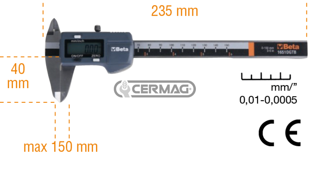 Calibro digitale a corsoio