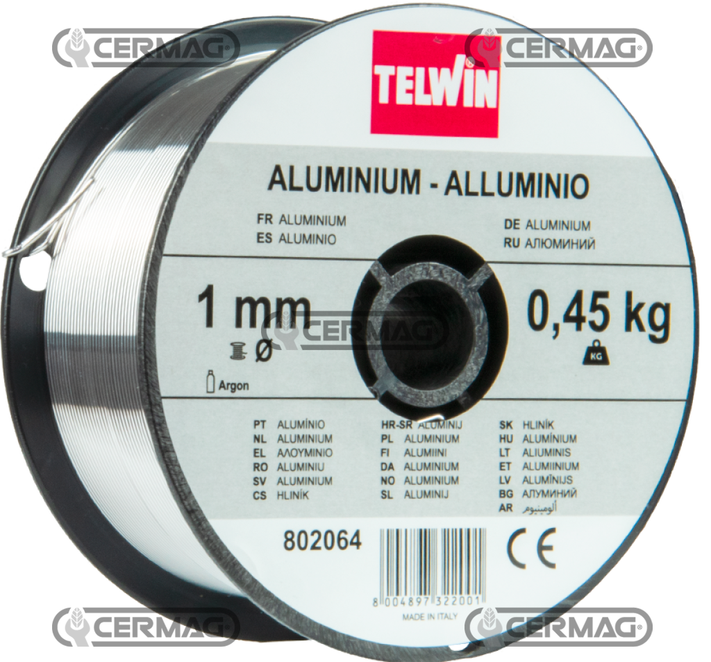 Aluminium wire coil 0,45 kg