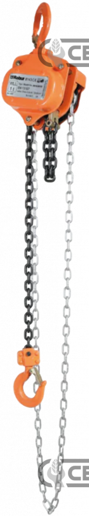 Polipasto de cadena 3T con cadena de 6 m