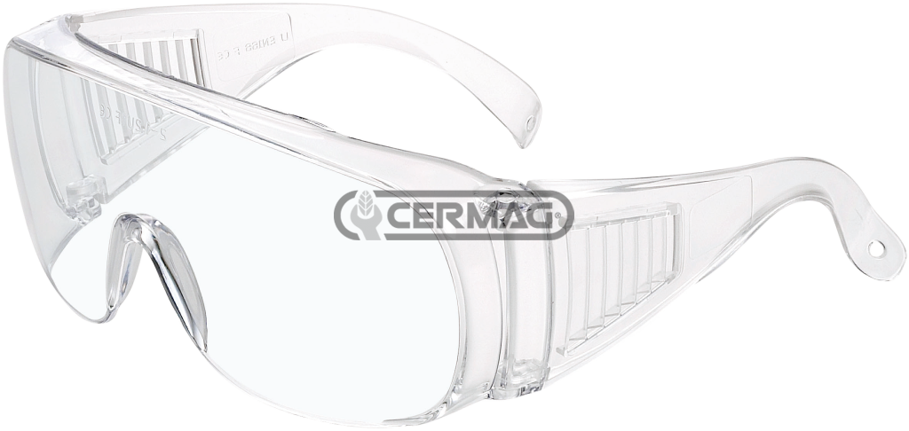 BRILLE MIT GLAS AUS POLYCARBONAT, KRATZFEST