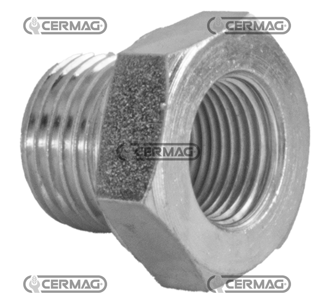 Compact reducing nipple