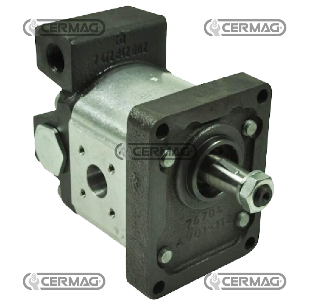 Pompe a engranages GROUPE 2 avec redulator de debit a 1 voie