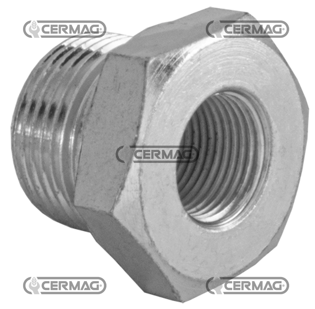 Compact reducing nipple