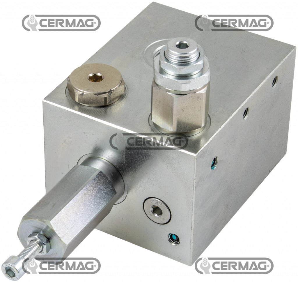 ENERGY-SAVING ENTRY CAPS FOR SENSITIVE LINE FOR FIXED GEAR PUMPS - 40÷200 BAR - 50 L - 1/2