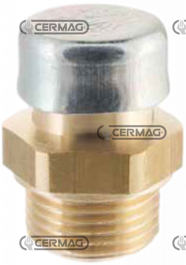 Brass breather plug with valve